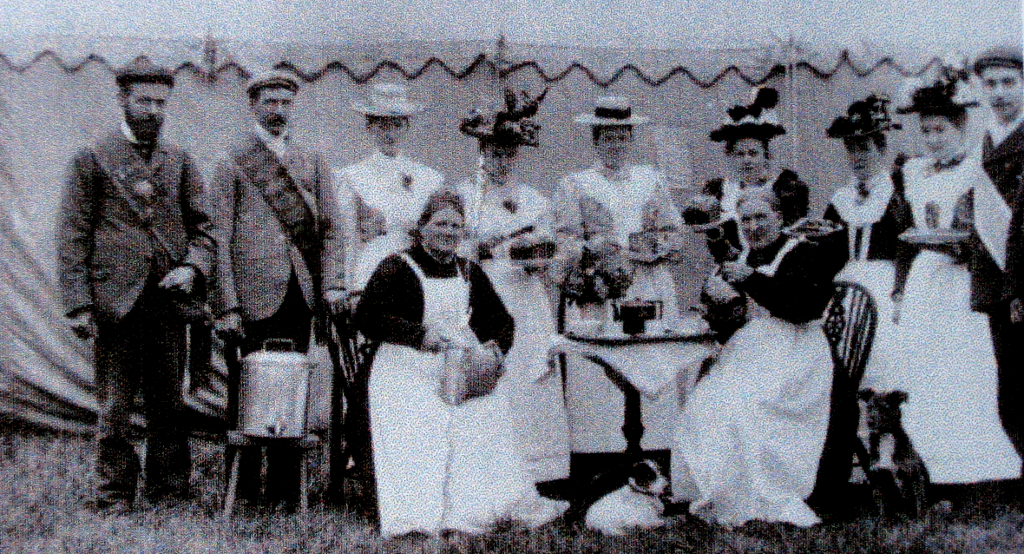 group of ladies and men
