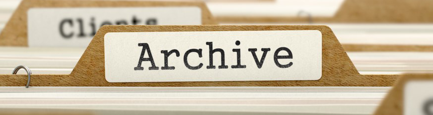 archive sign
